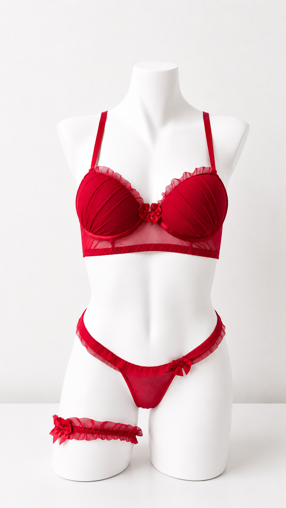 Conjunto Alessandra com Perneiras em Tule - Image 5